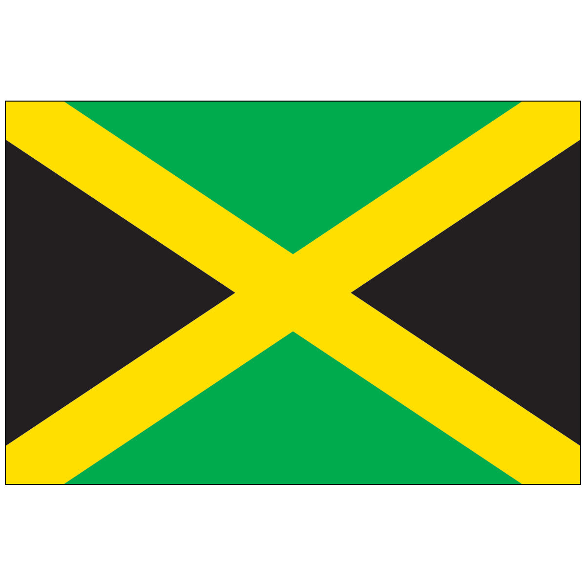 Jamaica flag x ft to x ft international flags for sale â flagsource southeast