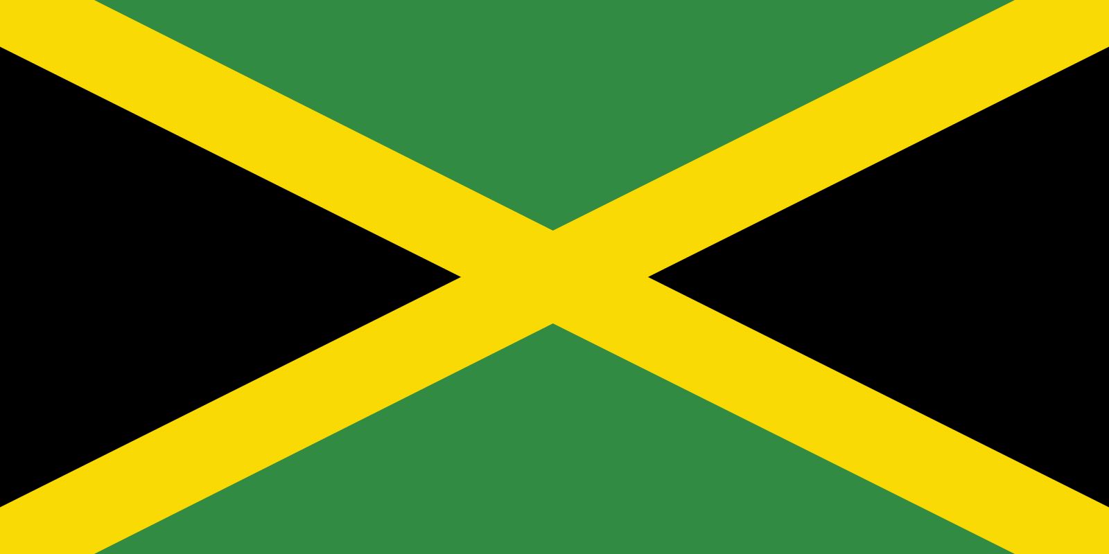 Flag of jamaica national symbols colors design