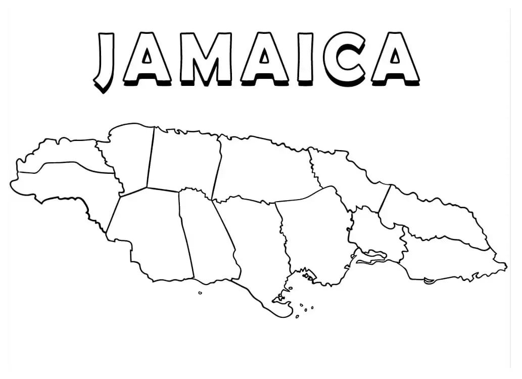 Jamaica malvorlagen