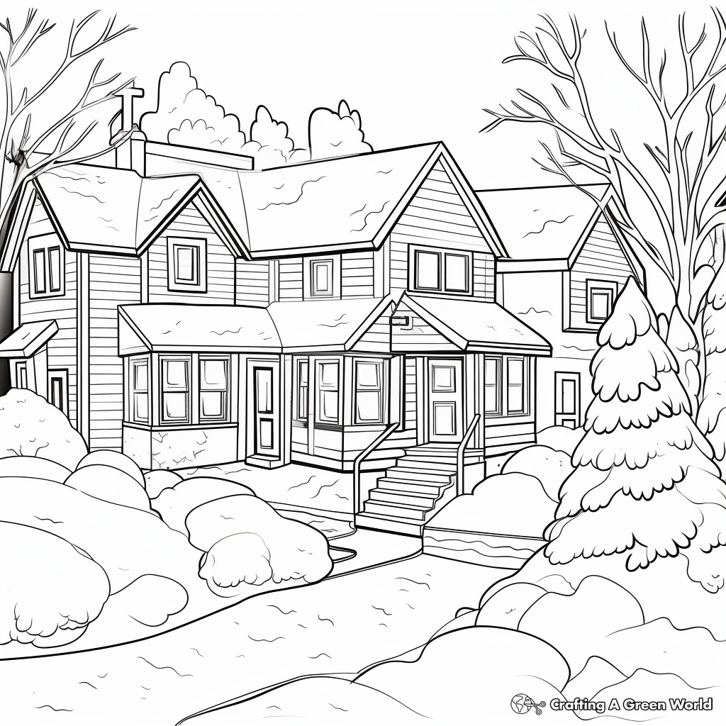 January coloring pages