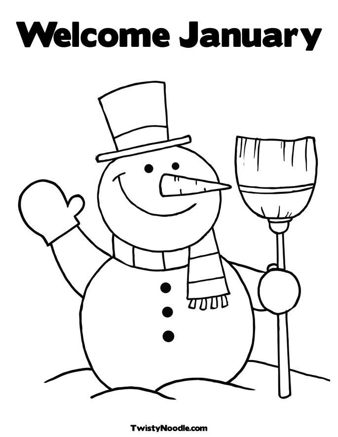 January coloring pages printable for free download