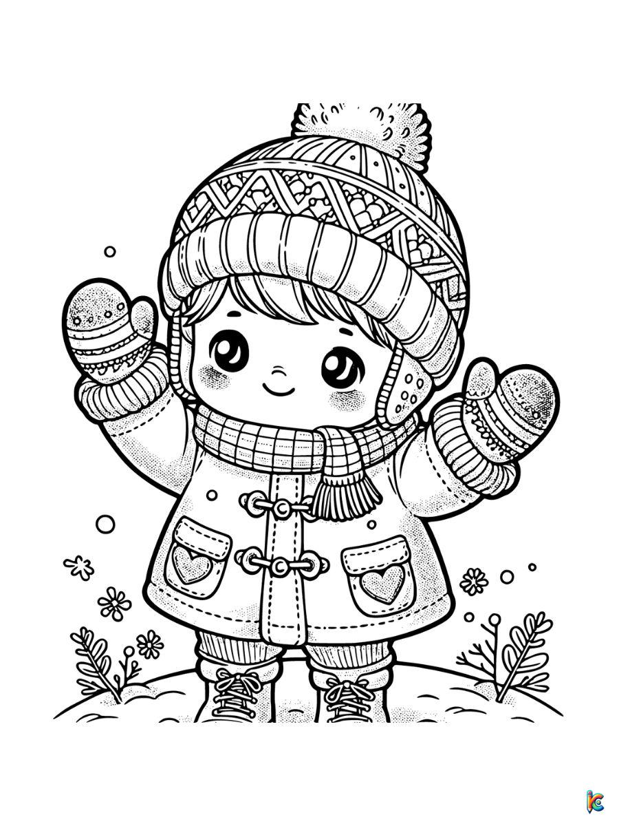 January coloring pages â