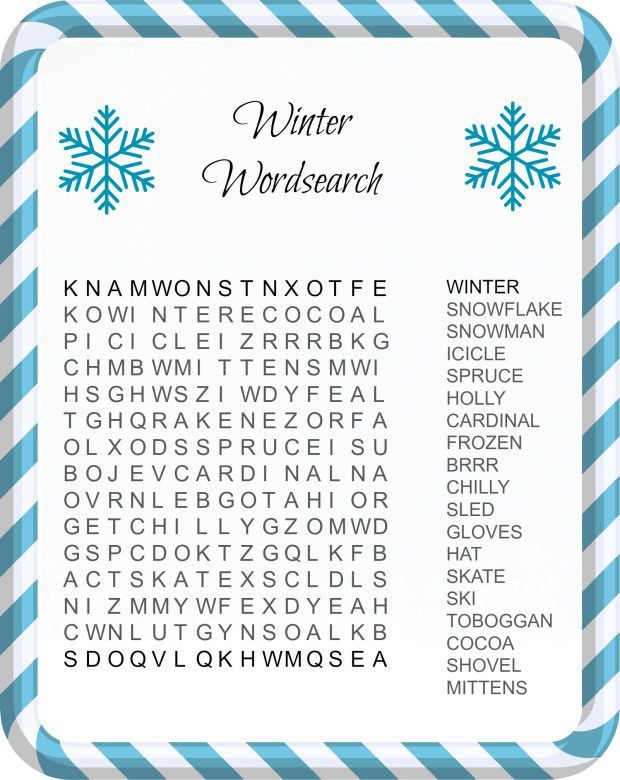 Fun christmas word search printables coloring sheets christmas word search winter words christmas words