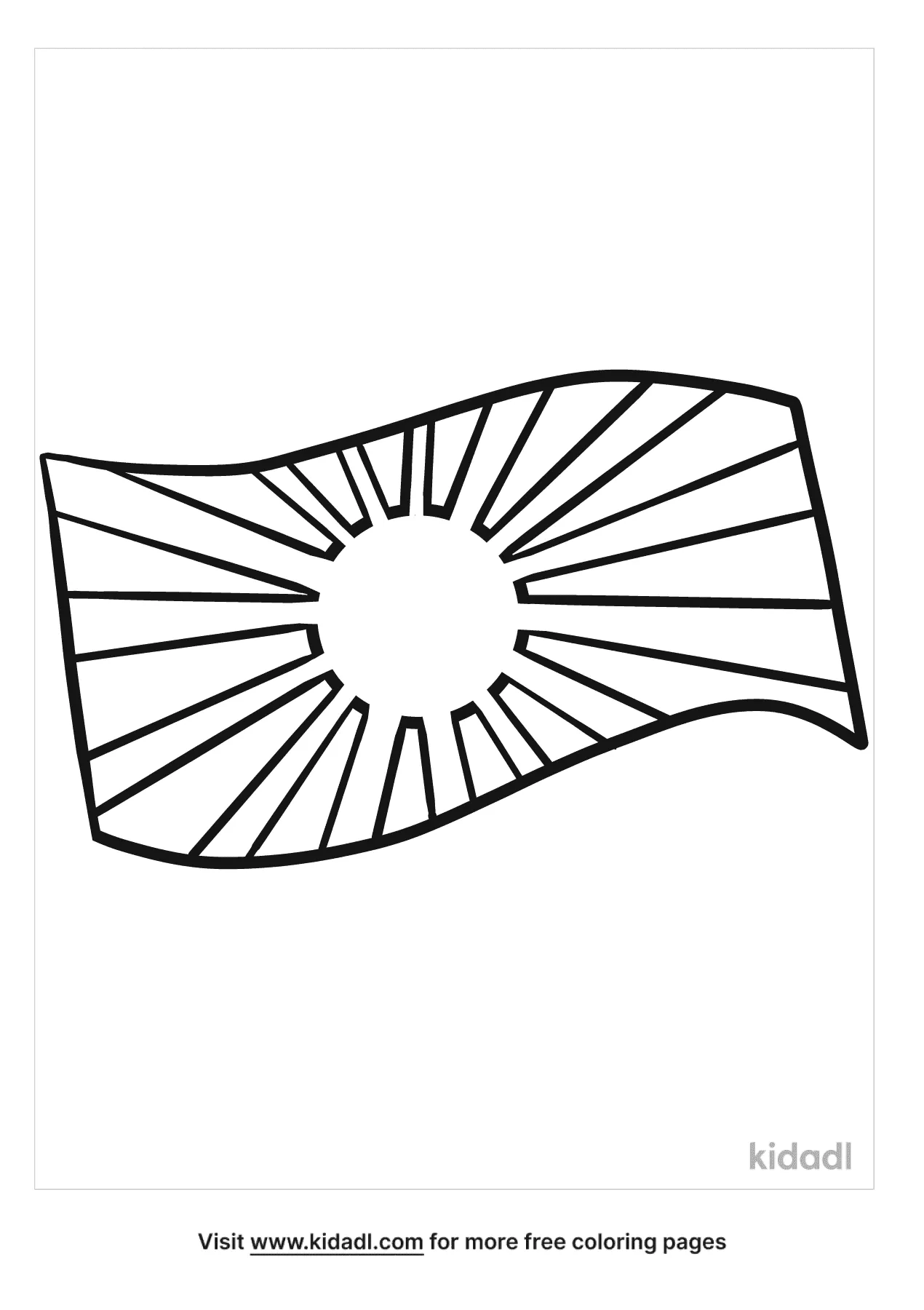 Free japan flag during ww coloring page coloring page printables