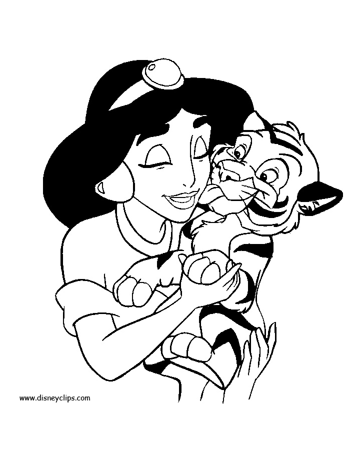 Aladdin coloring pages