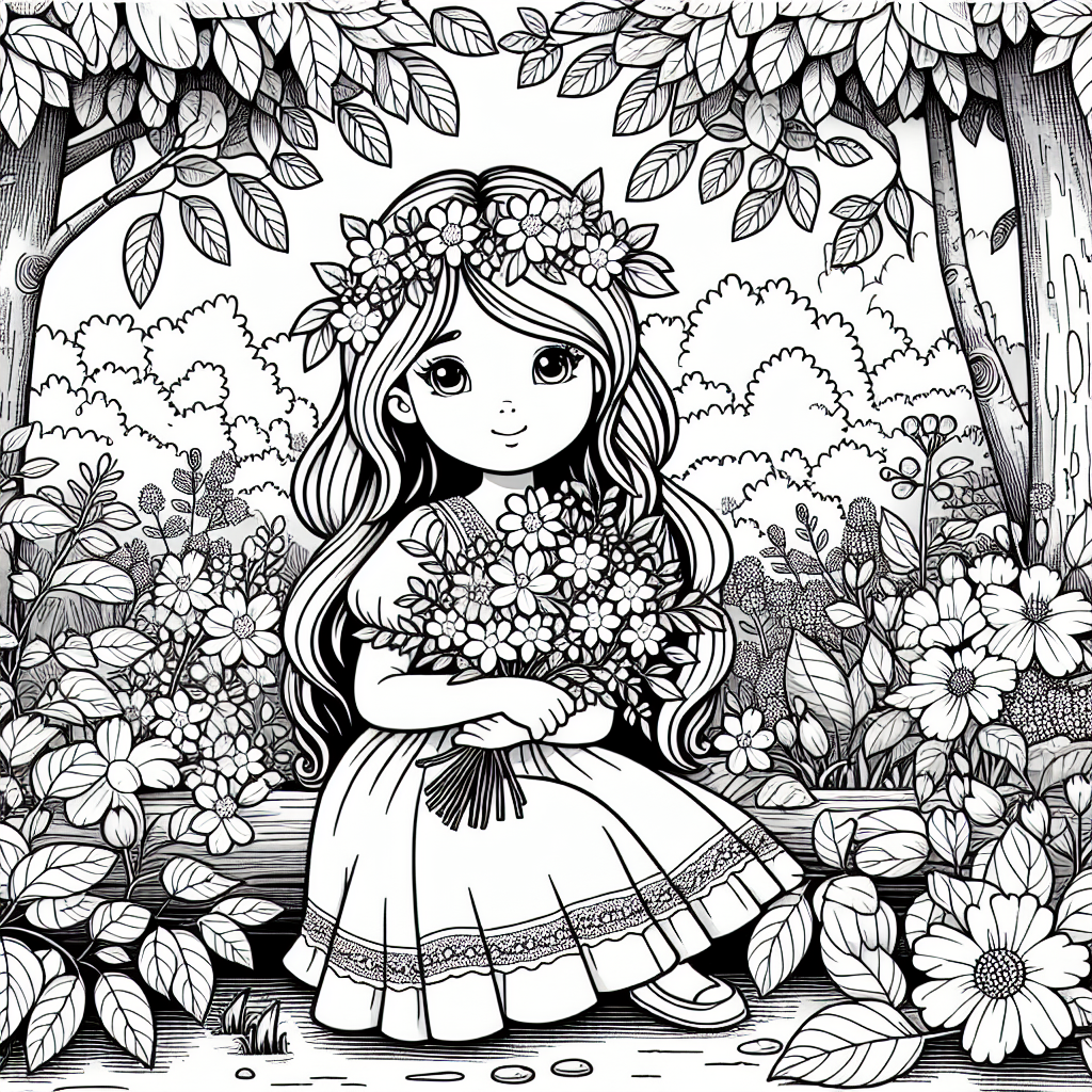 Jasmine coloring pages â custom paint by numbers