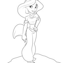 Aladdin coloring pages