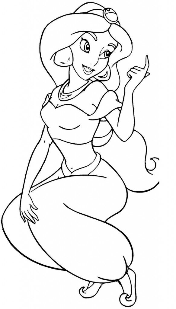 Free printable jasmine coloring pages for kids