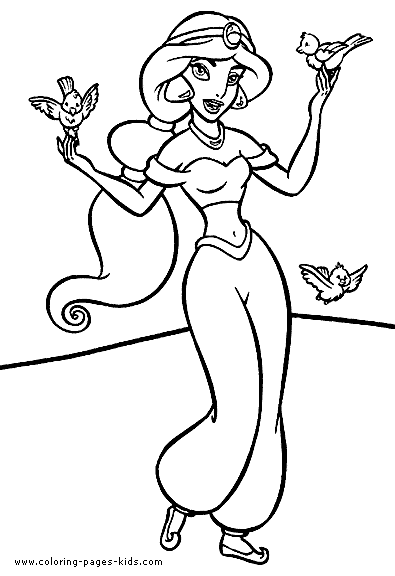 Aladin coloring pages