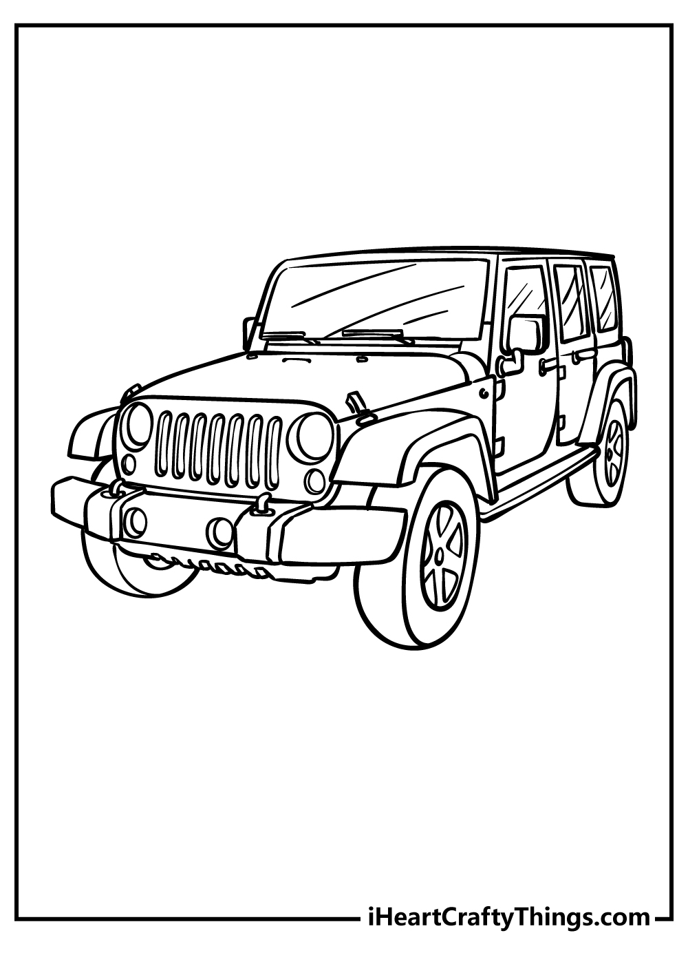 Jeep coloring pages cars coloring pages jeep coloring pages