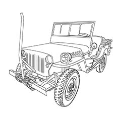 Top free printable jeep coloring pages online