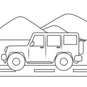 Jeep coloring pages free coloring pages