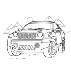 Top free printable jeep coloring pages online