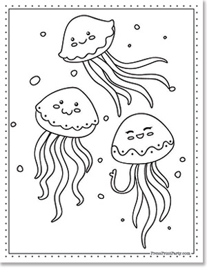 Free printable fish coloring pages for kids of all ages