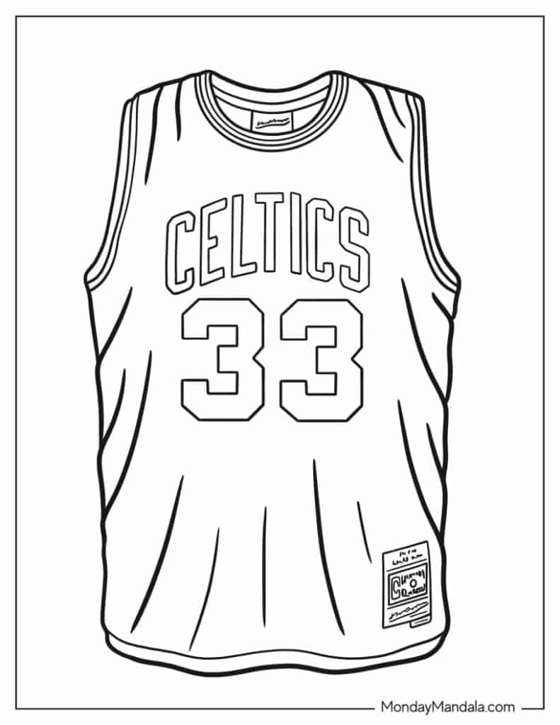 Nba basketball coloring pages free pdf printables