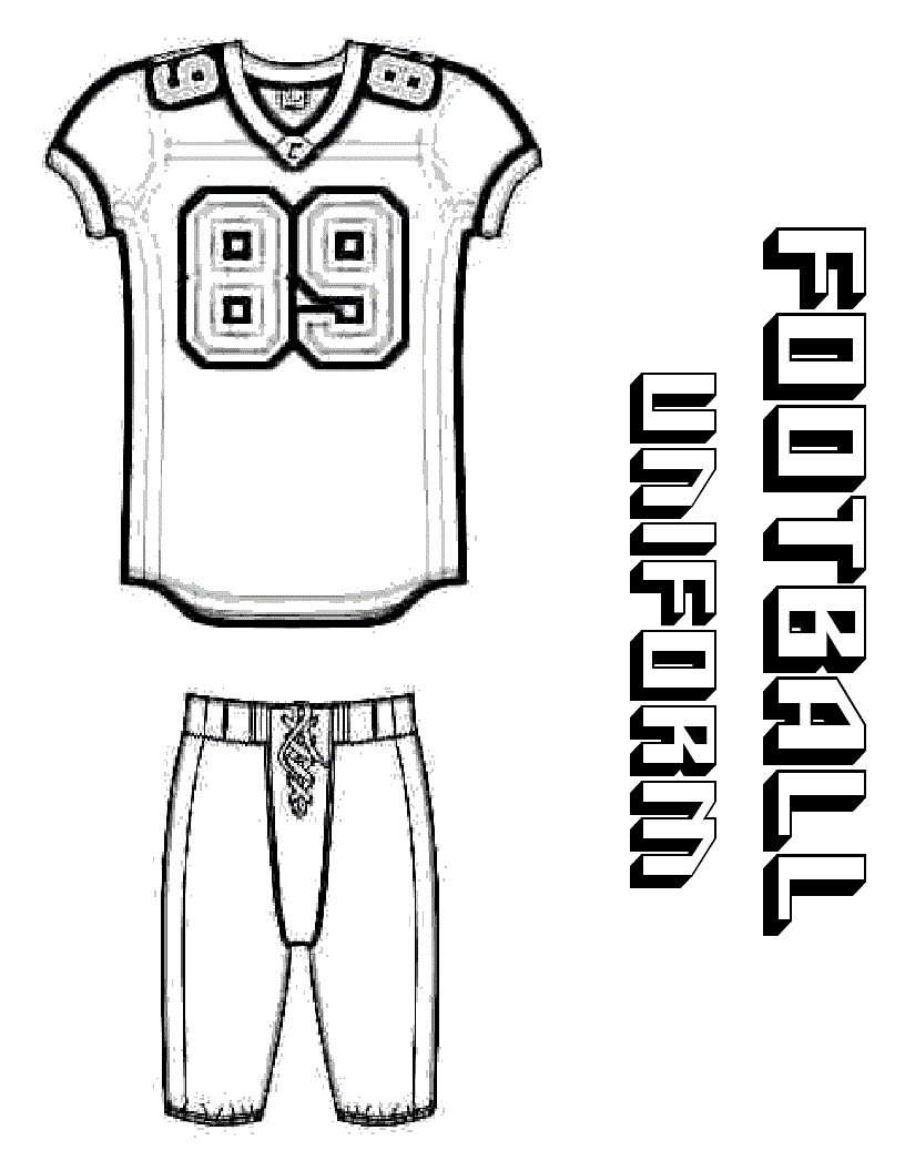 Free printable football jersey template football jerseys football template nfl football jersey