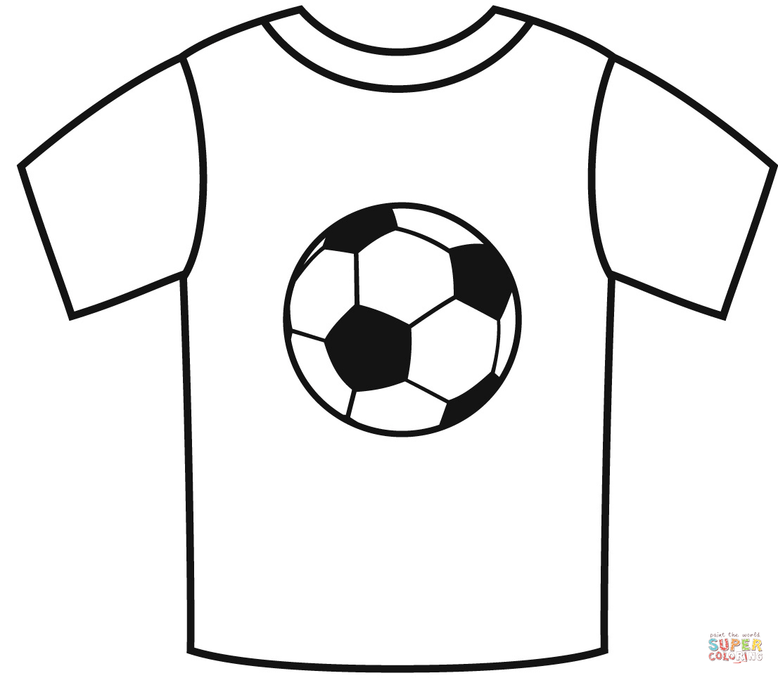 Football jersey coloring page free printable coloring pages