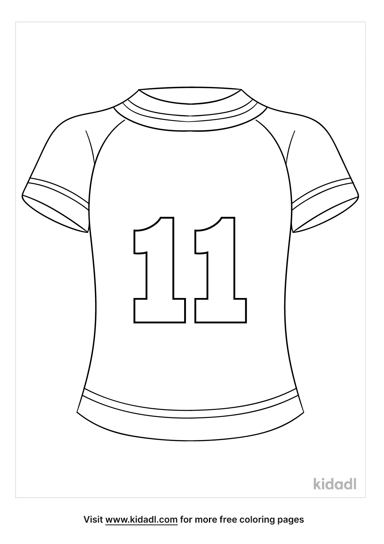 Free jersey coloring page coloring page printables