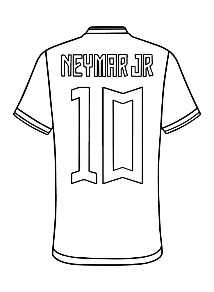 Pin em neymar coloring pages