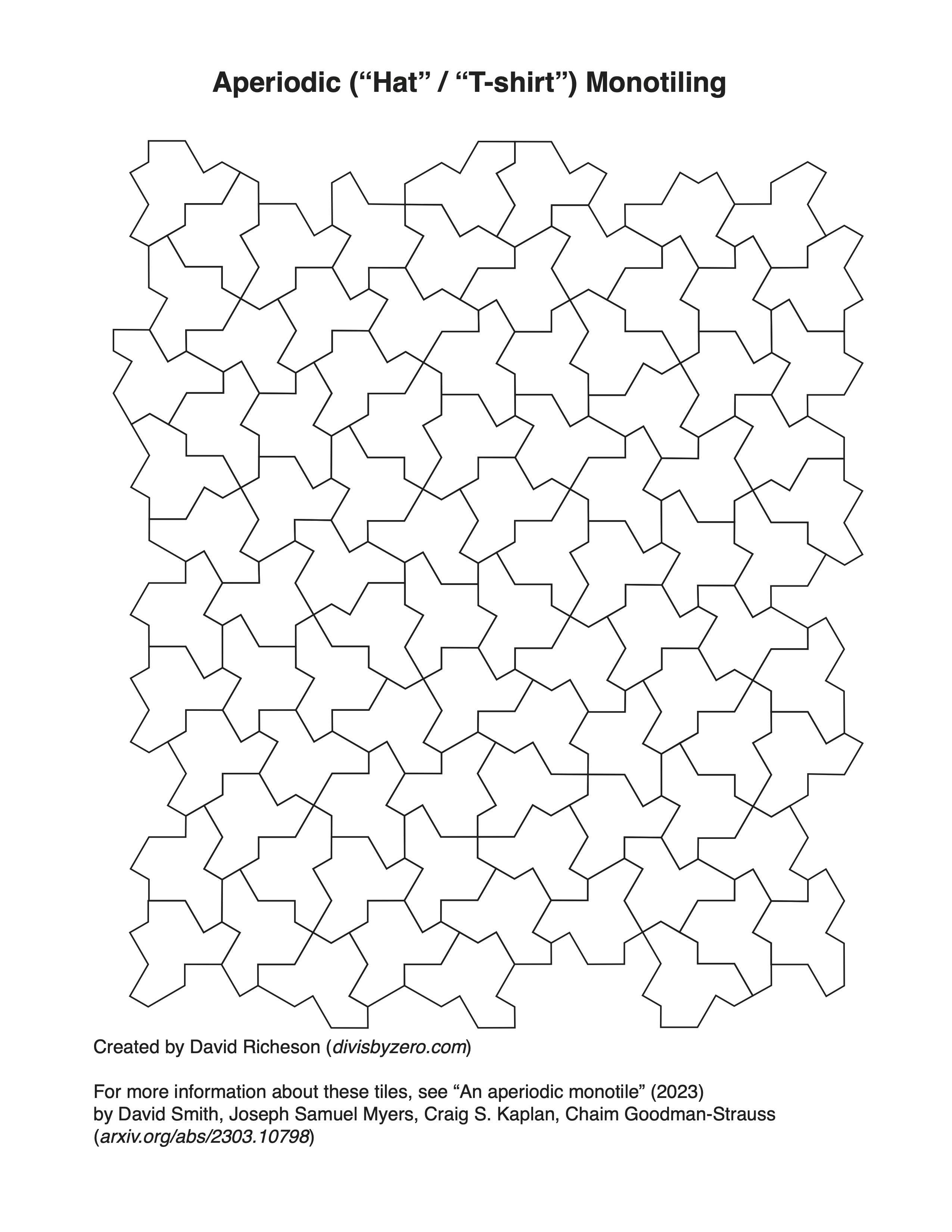 Dave richeson on x i made some aperiodic tiling coloring book pages hatt