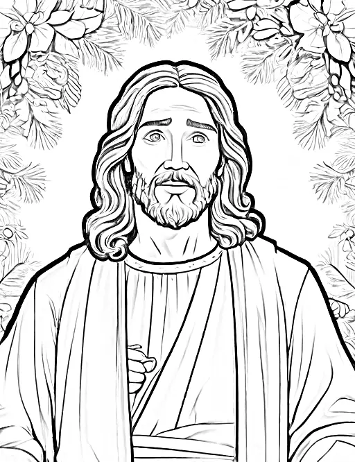 Jesus coloring pages printable