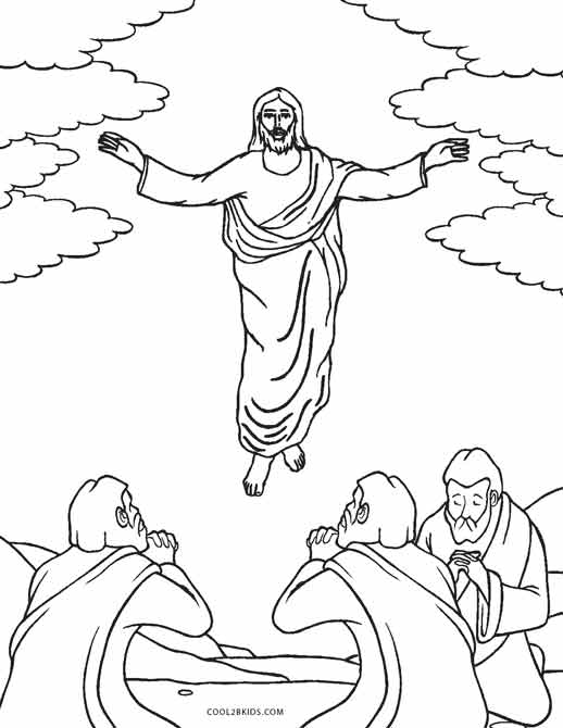 Free printable jesus coloring pages for kids