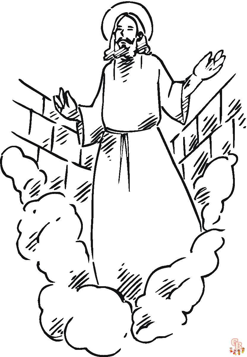 Fun jesus coloring pages for kids