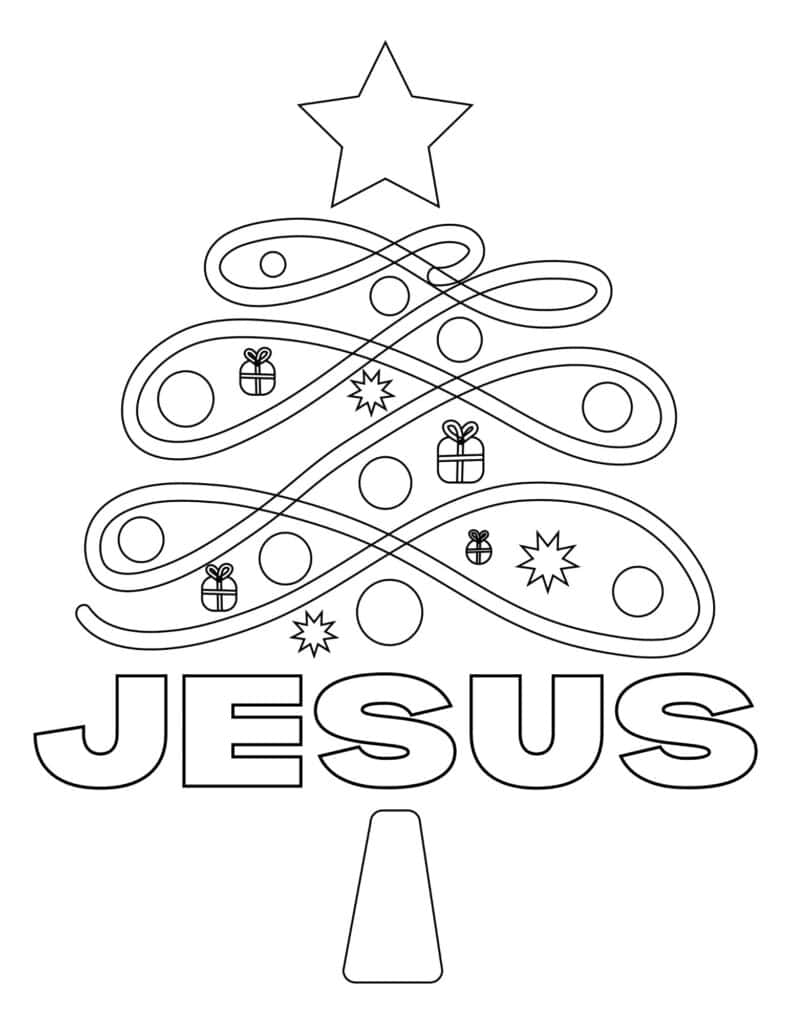 Free christmas bible coloring pages