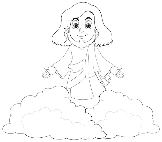 Jesus coloring pages images