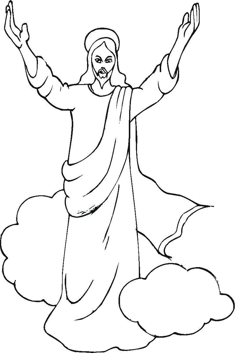 Free printable jesus coloring pages for kids