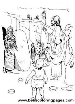 Lazarus john coloring page coloring pages bible story crafts catholic kids crafts