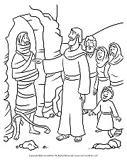 Jesus raises lazarus from the dead childrens sermons from sermonsk