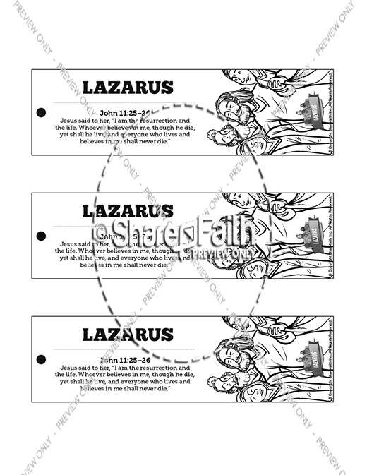 John lazarus bible bookmarks clover media