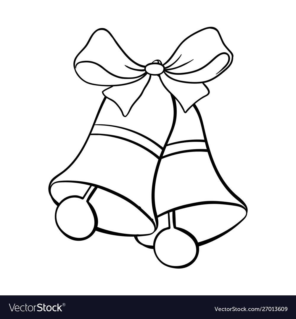 Jingle bells coloring book royalty free vector image