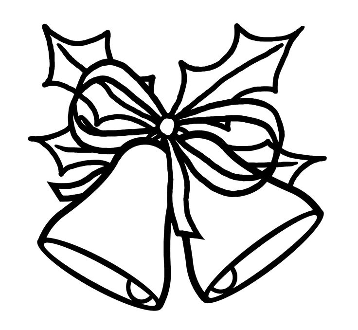 Christmas jingle bells coloring pages for kids printable free ilustraããµes de natal clipart de natal sinos natalinos