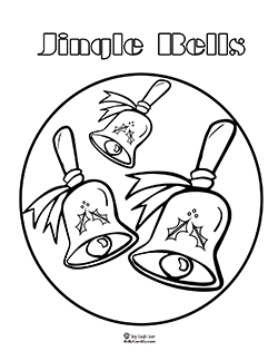 Jingle bells song lyrics coloring pages sing laugh learn