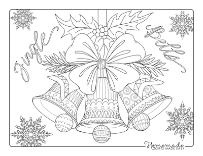 Free christmas coloring pages for kids adults