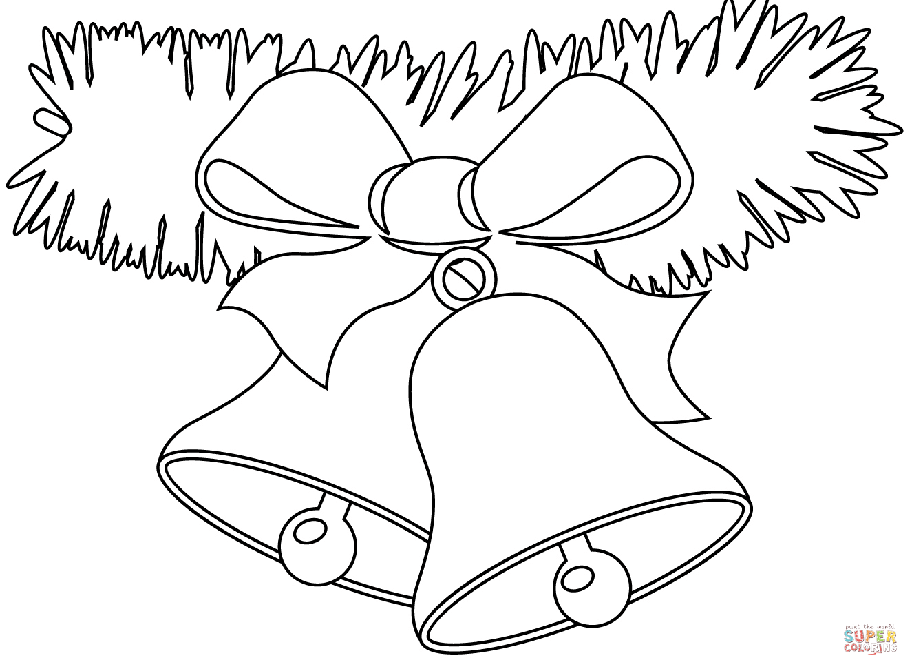 Jingle bells coloring page free printable coloring pages