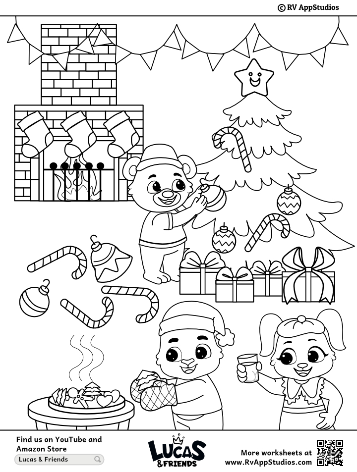 Jingle bells coloring page for children