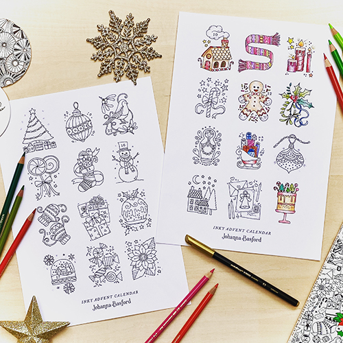 Printable holiday coloring pages