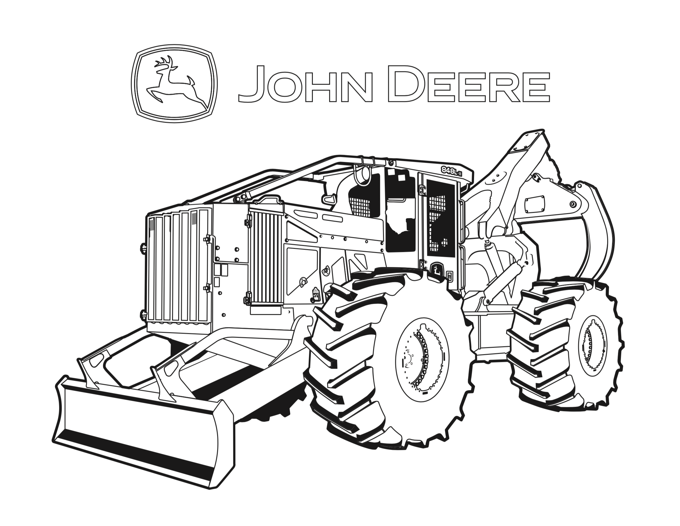 John deere kids coloring pages riesterer schnell