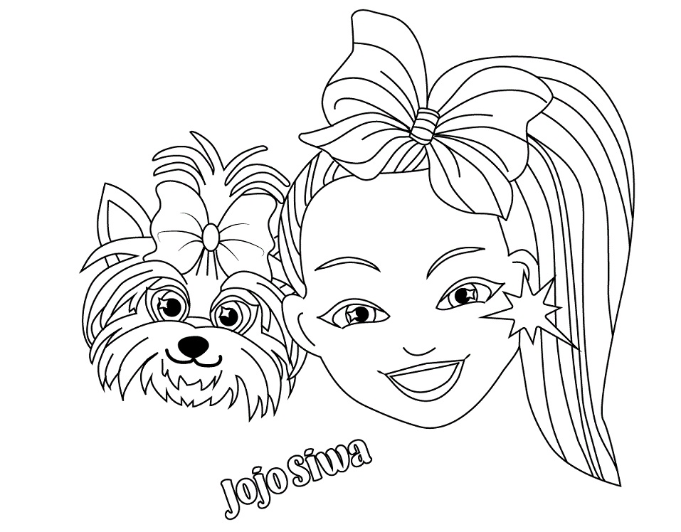 Free printable jojo siwa coloring pages for teenagers