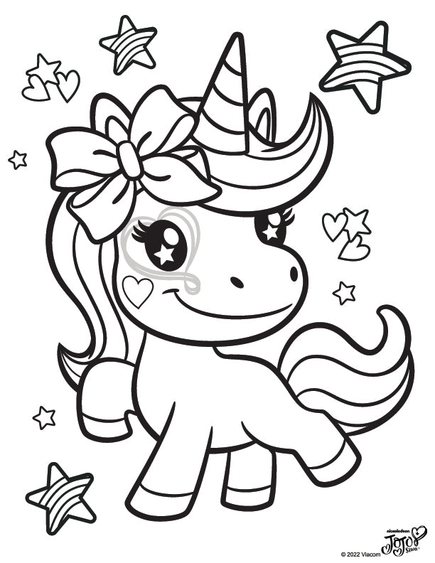 Jojo siwa coloring pages