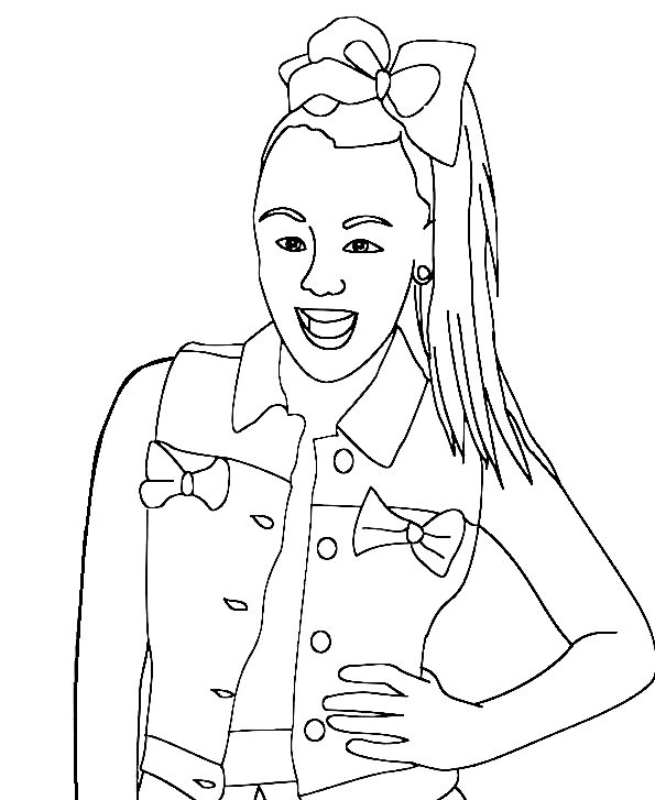 Jojo siwa coloring pages printable for free download