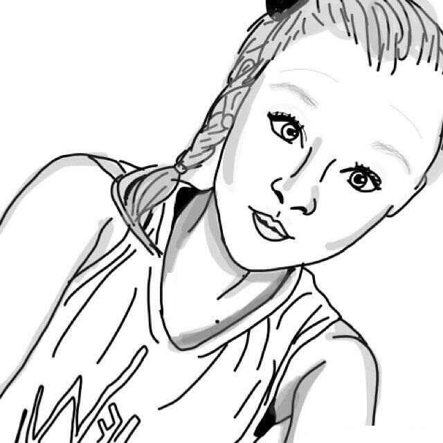 Jojo siwa coloring pages printable for free download