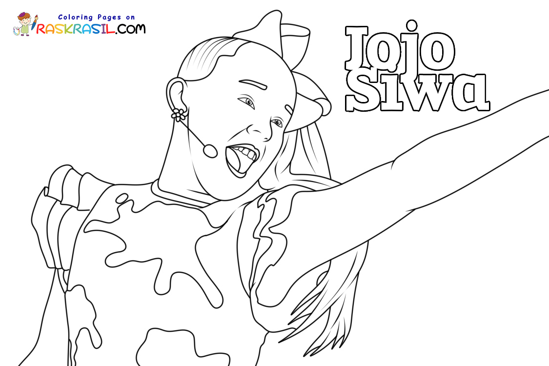 Jojo siwa coloring pages