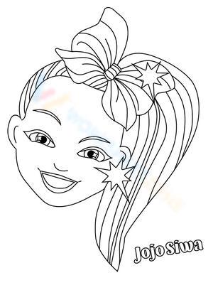 Free printable jojo siwa coloring pages for teenagers