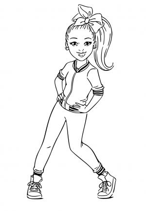 Free printable jojo siwa coloring pages for adults and kids