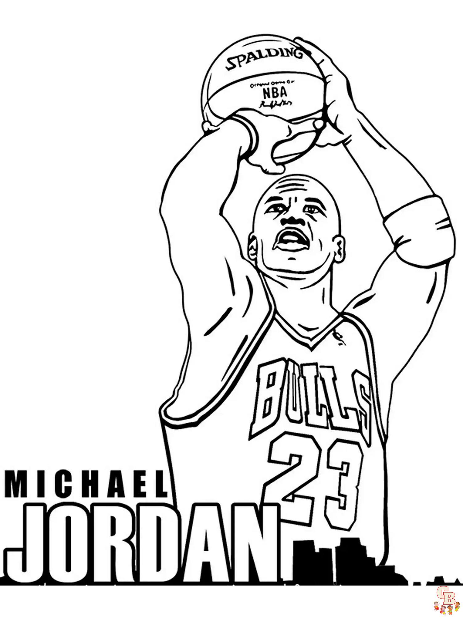 Discover the best michael jordan coloring pages for kids