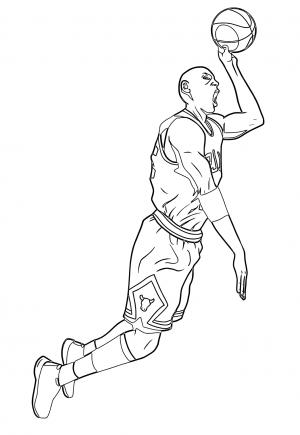 Free printable michael jordan coloring pages for adults and kids